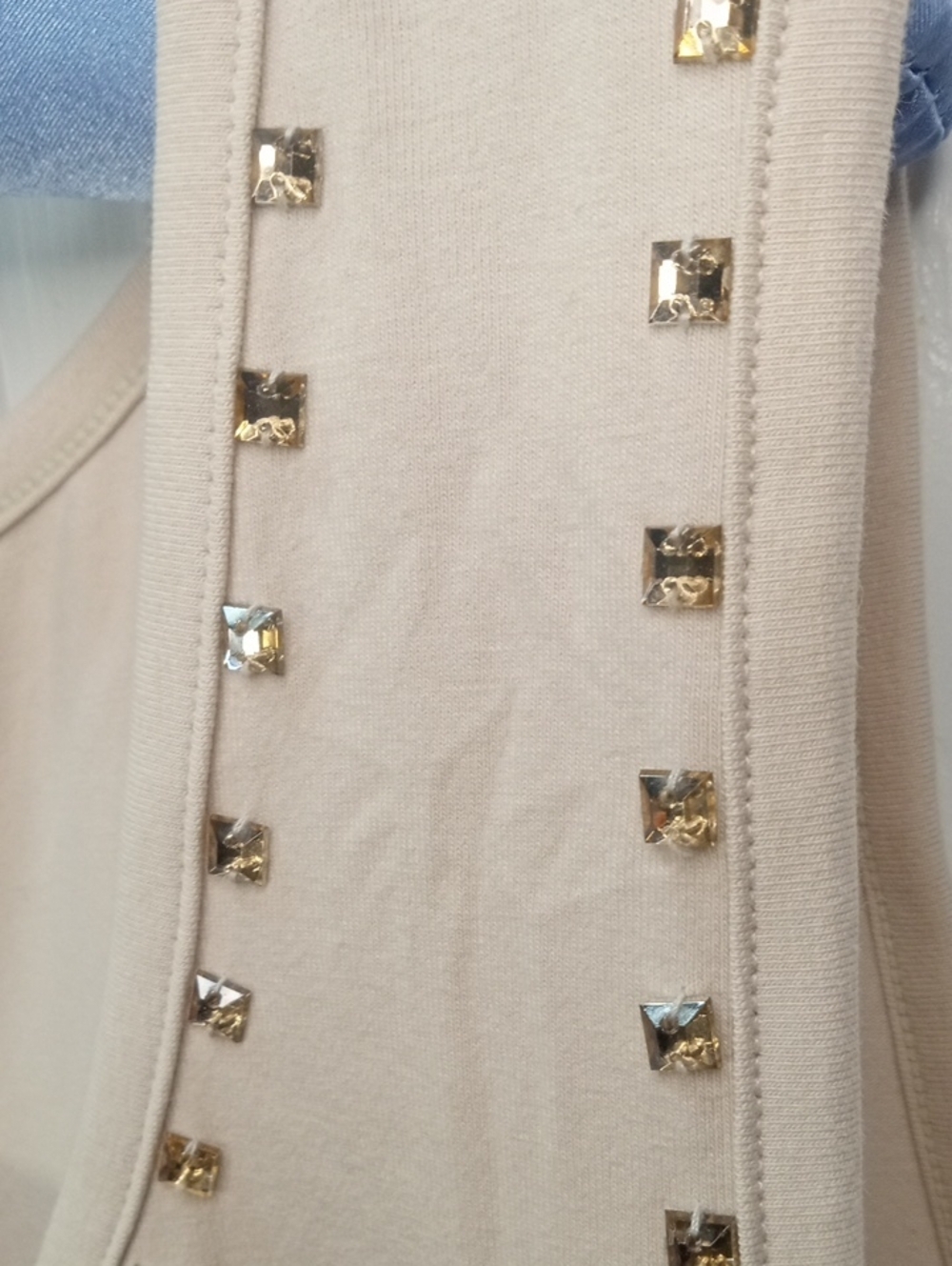 TRIBAL STUDDED KNIT TANK - Picture 5 of 8